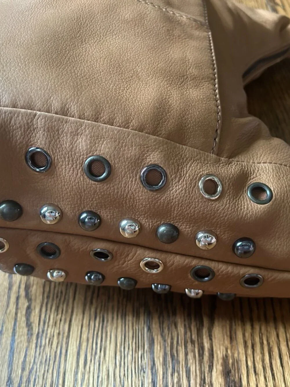 AMERICAN LEATHER CO NWT SOHO LEATHER HOBO SHOULDER BAG
